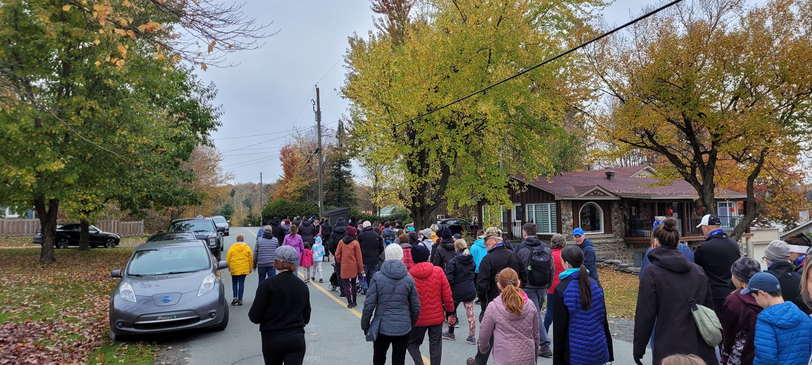 Plus de 130 personnes ont marché cinq kilomètres dans le cadre du Grand Défi Pierre Lavoie