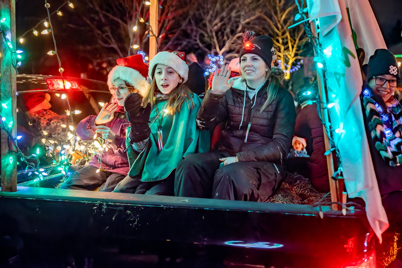 Pas moins de 5000 personnes ont salué le père Noël à Richmond