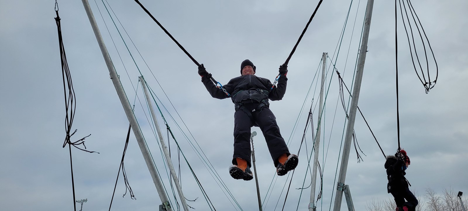 Les installations d’Euro bungee, très populaire l’an dernier, sont de retour.
