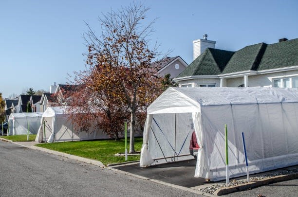 Démantèlement des abris temporaires