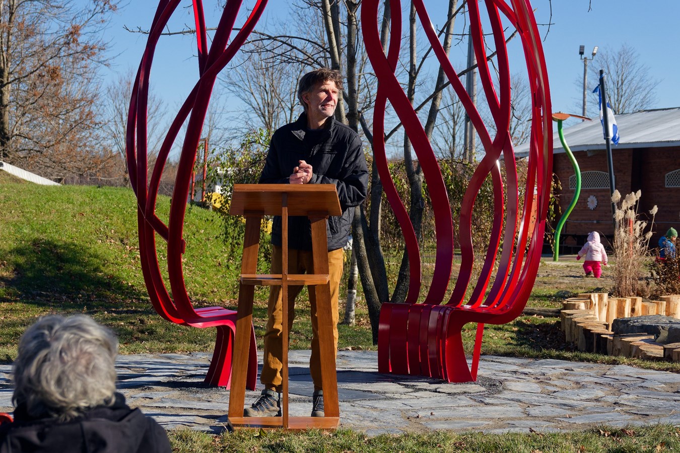 Une œuvre commémorative pour un pionnier de Saint-Camille