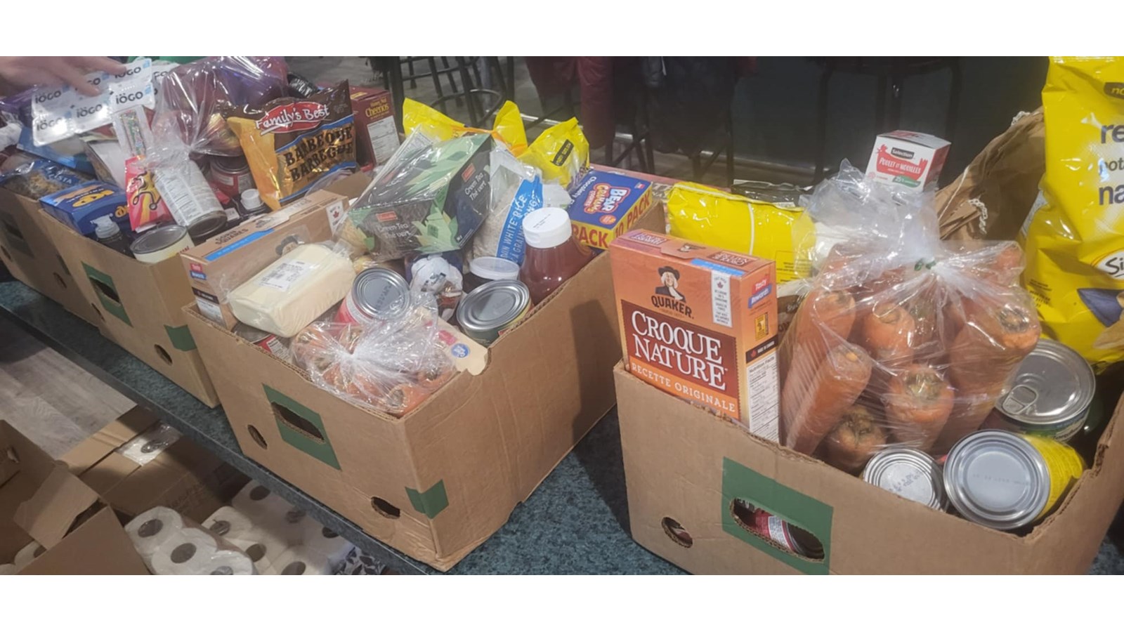 Le Club Aramis de Val-des-Sources contribue au soutien alimentaire de plusieurs familles