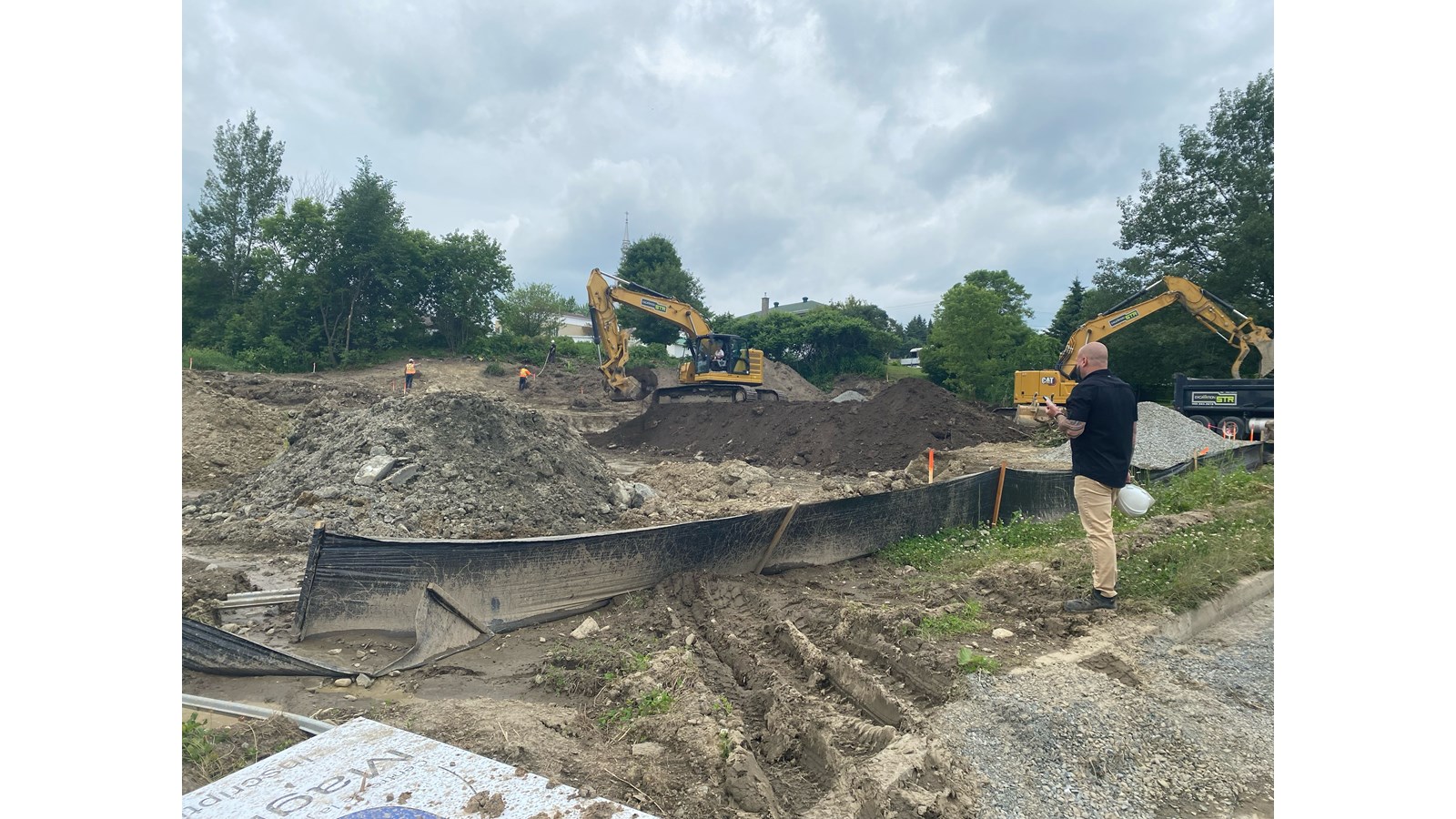 Les travaux de construction ont débuté au CPE Magimo de Saint-François-Xavier-de-Brompton.