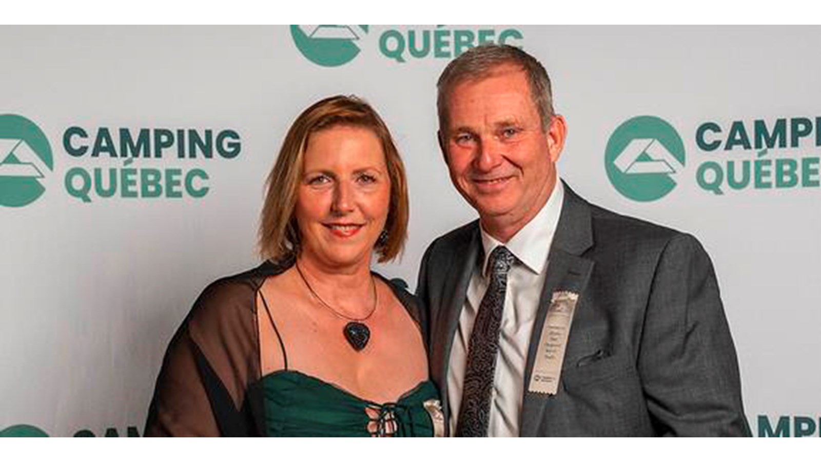 Stéphanie Kintzig et Marc Pasquiou, copropriétaires du Camping Melbourne Estrie.