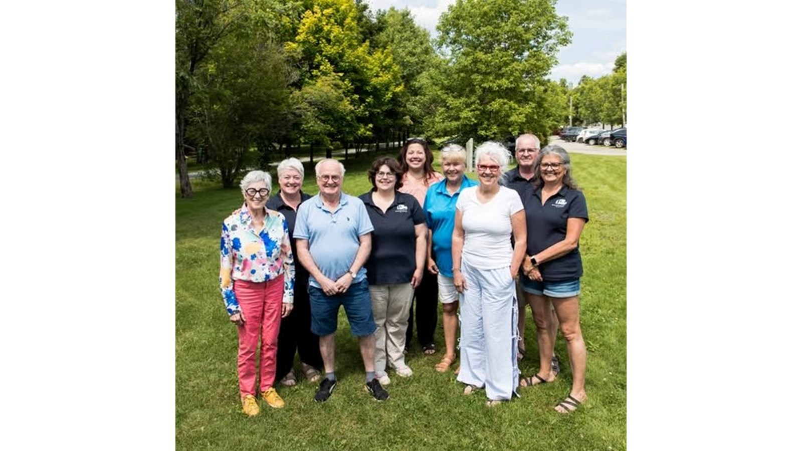 Membres du conseil d’administration du Symposium des arts de Danville 2025, sous la présidence de Mme Mélanie Gauthier (2e à partir de la gauche)