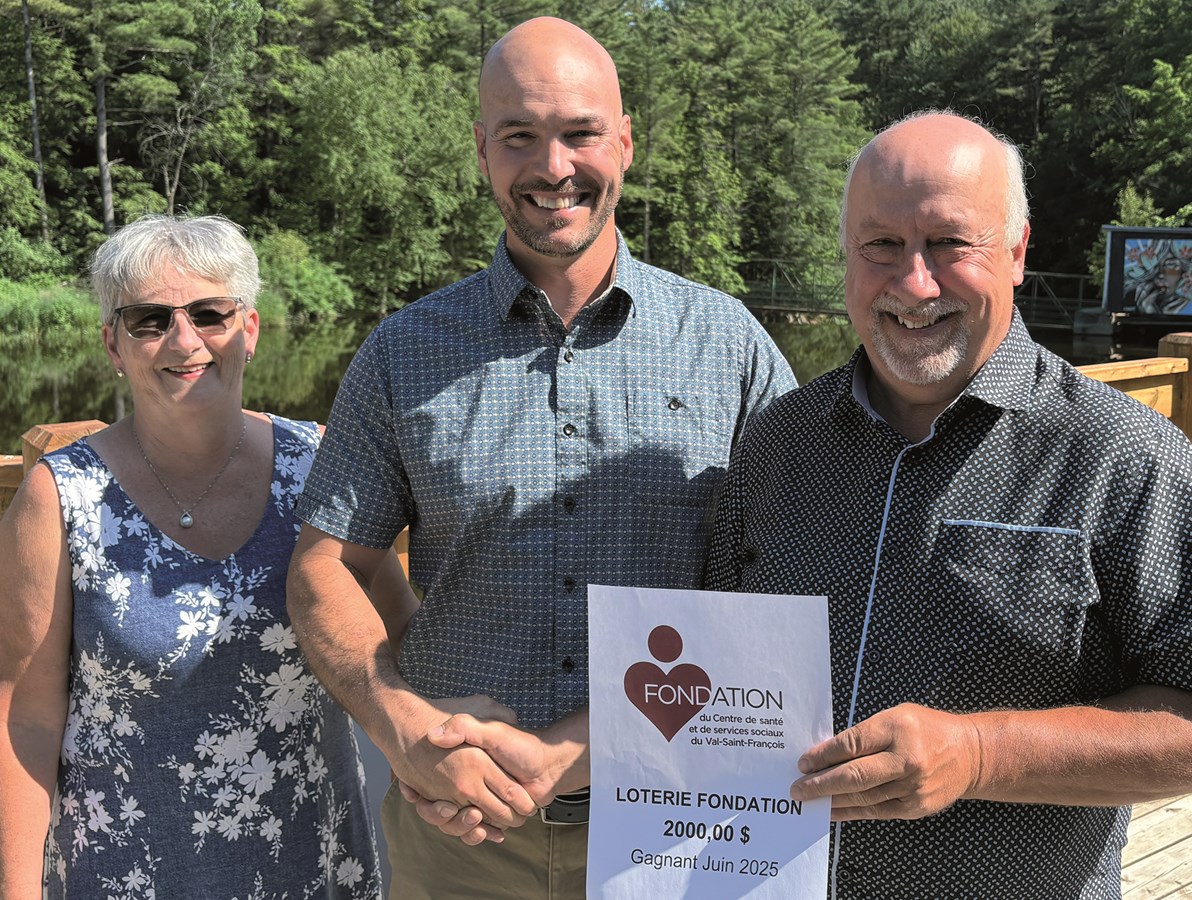 Gagnant de la Loterie voyage de la Fondation du CSSS du Val-Saint-François