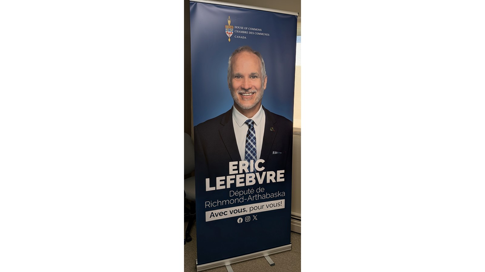 Eric Lefebvre inaugure un bureau satellite de circonscription à Val-des-Sources