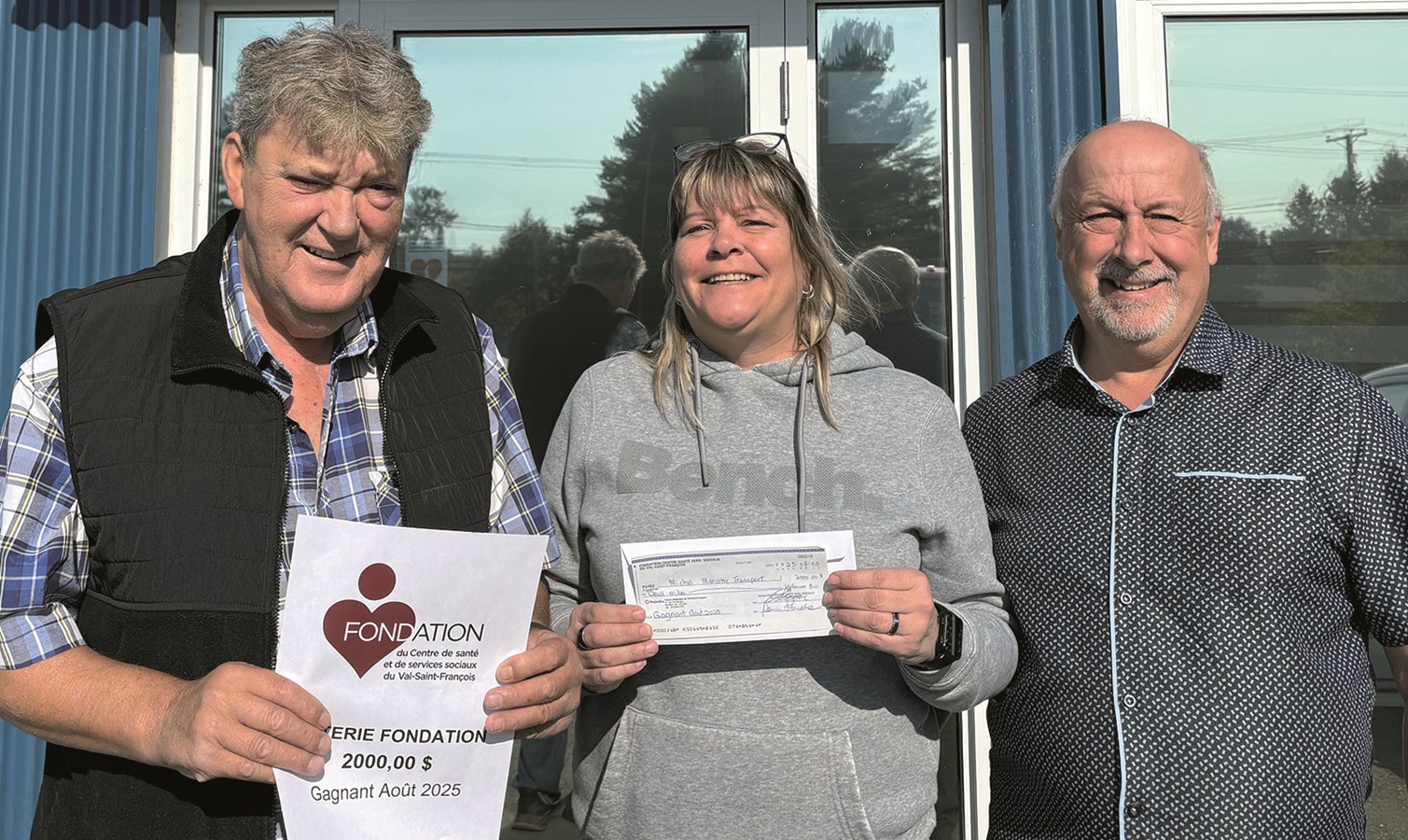 Gagnant de la Loterie voyage de la Fondation du CSSS du Val-Saint-François