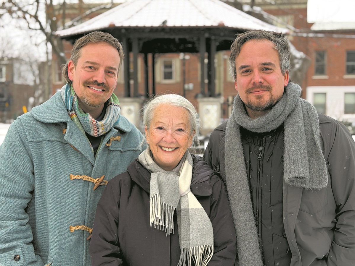 Maxime Le Flaguais, Véronique Le Flaguais et Charles Côté.