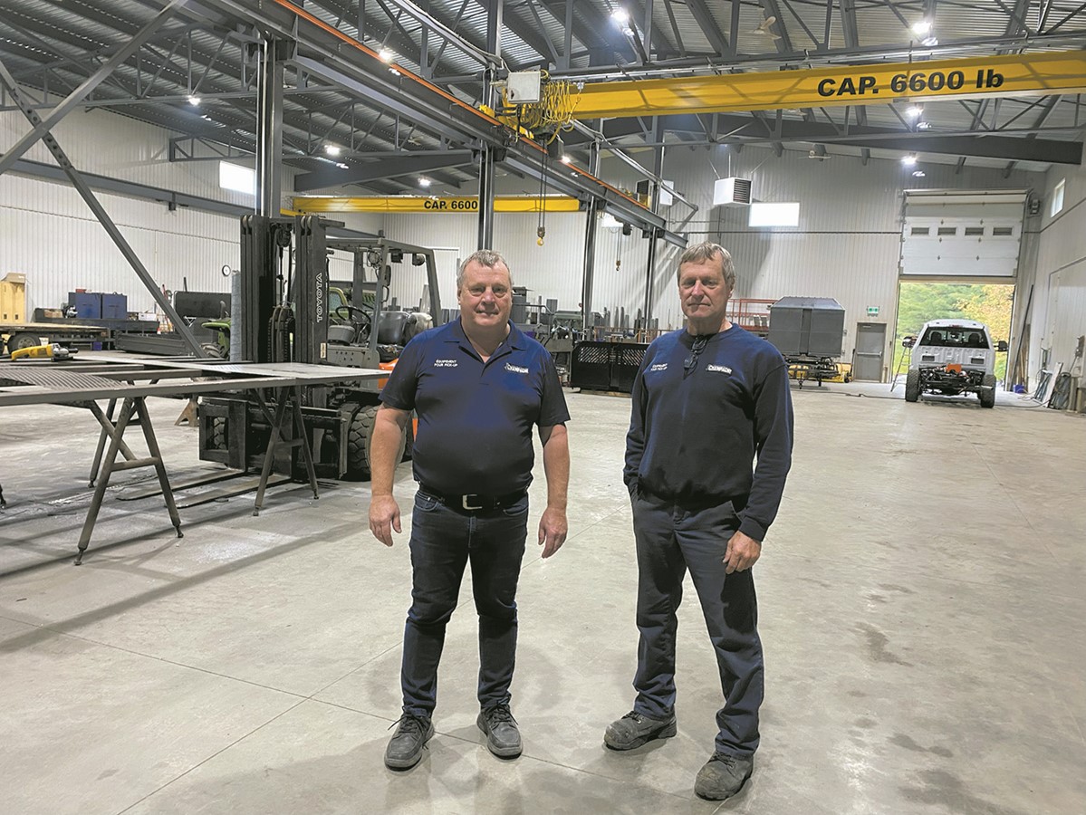 Les copropriétaires de l’entreprise, Daniel et Jocelyn Champagne.