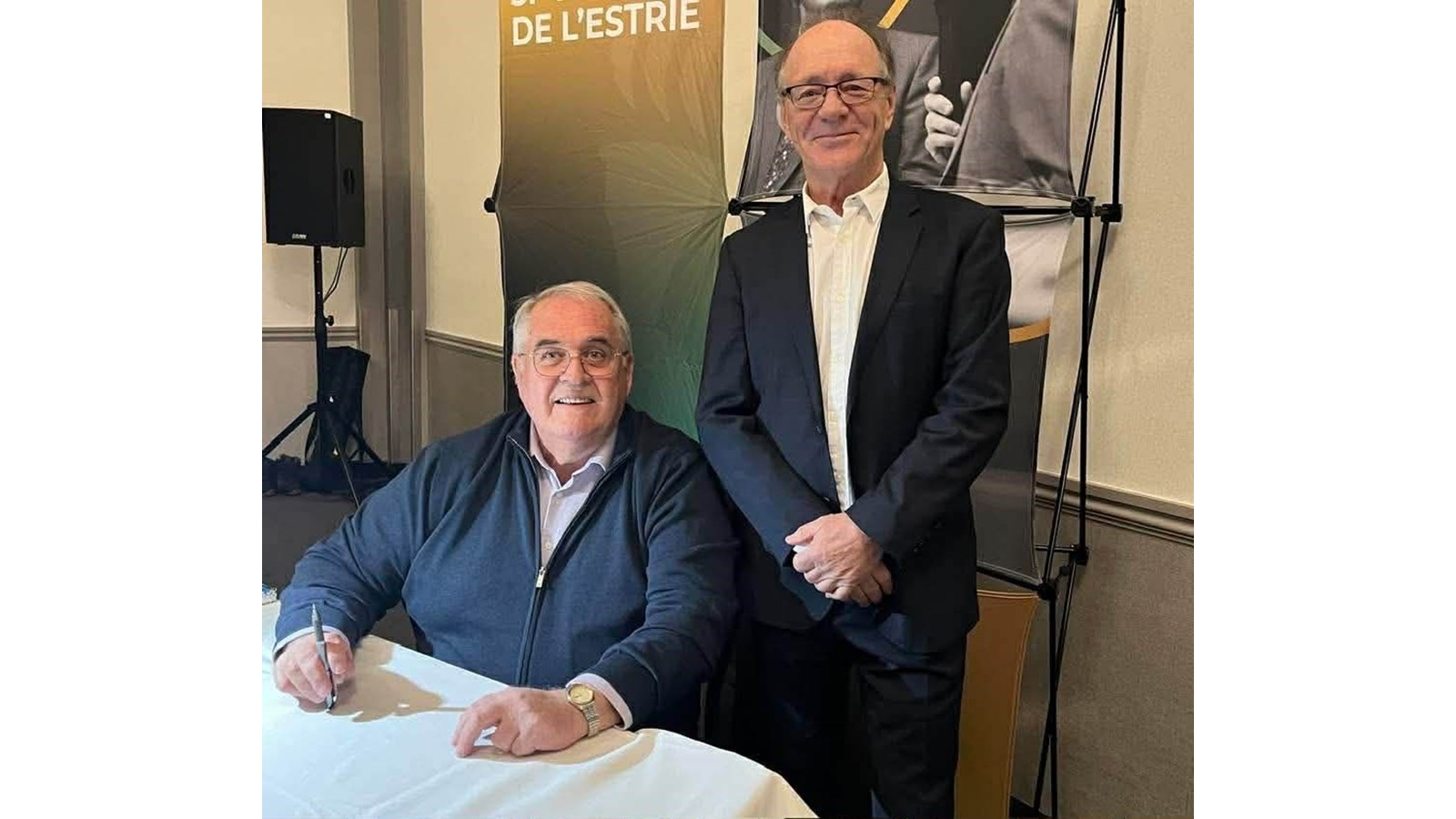 Jean Arel et Louis Gosselin.