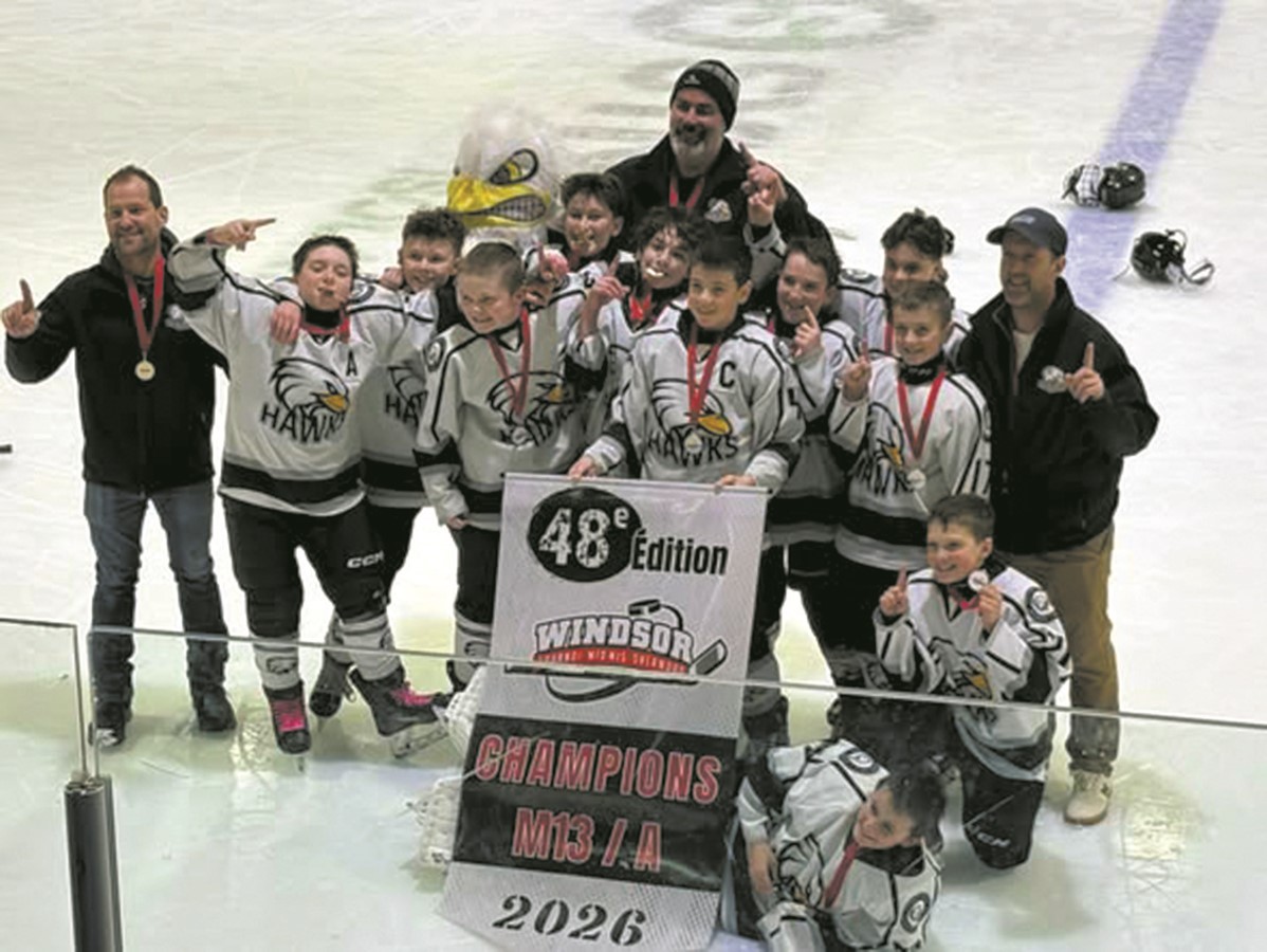 L’équipe championne. Hawks M13 A.