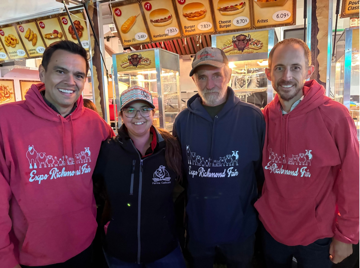 Le chef du PLQ Charles Milliard de passage à l’Expo de Richmond