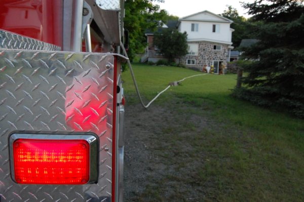 Début d'incendie à Saint-François-Xavier-de-Brompton