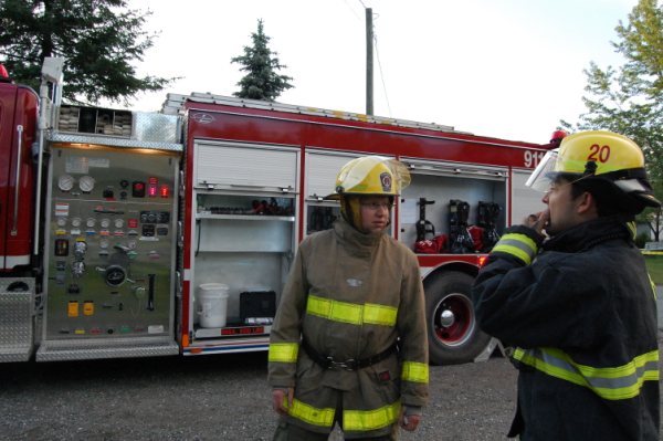 Début d'incendie à Saint-François-Xavier-de-Brompton