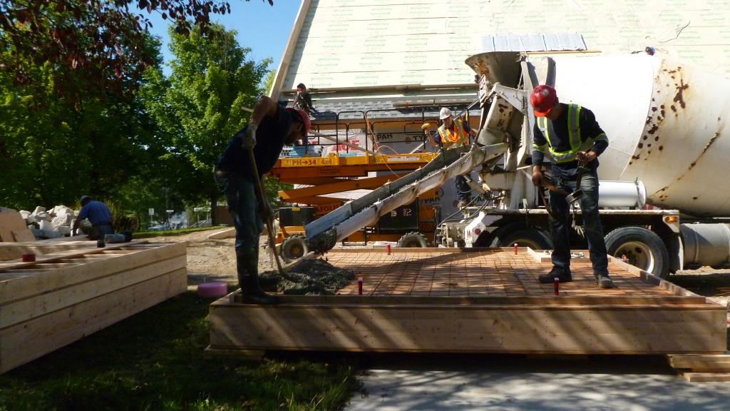 Reconstruction de l'église