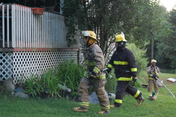 Début d'incendie à Saint-François-Xavier-de-Brompton