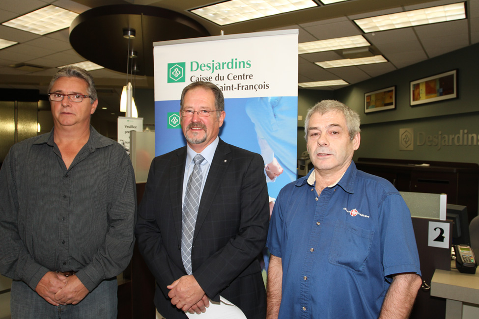 Aide de la Caisses Desjardins du Centre du Val Saint François