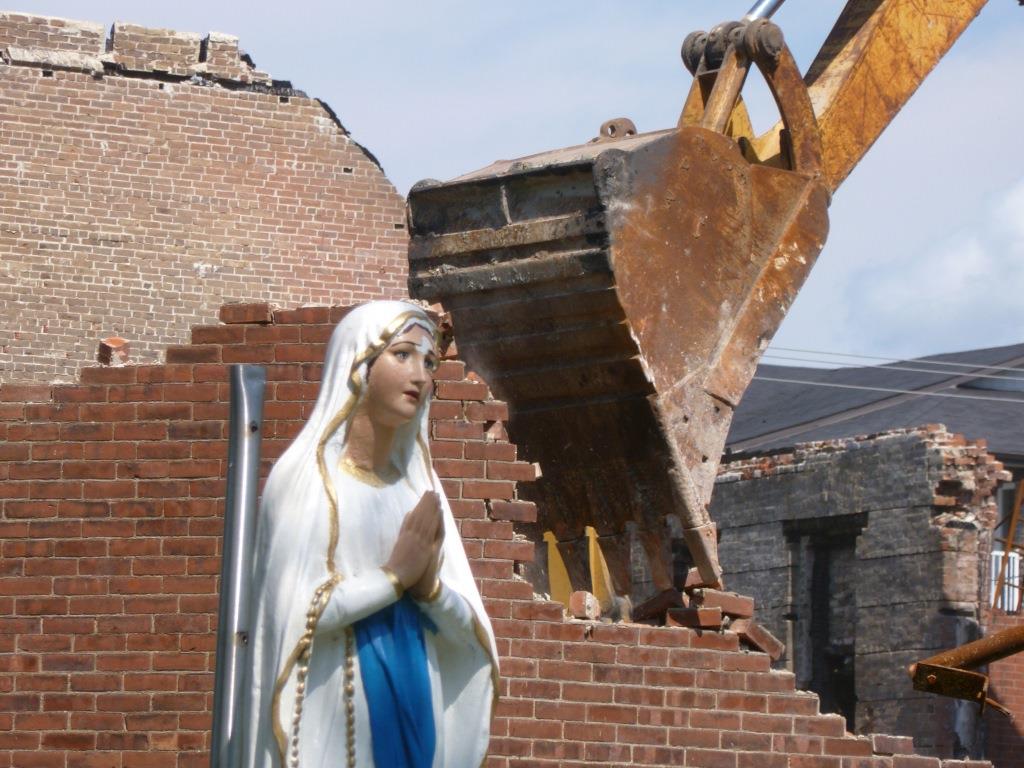 Démolition église