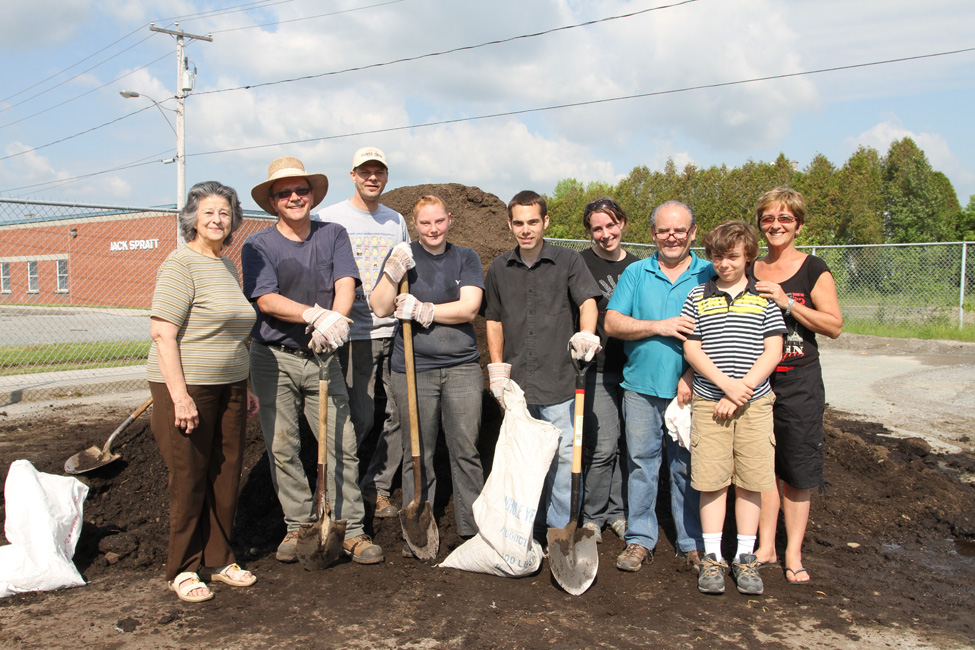 Distribution de compost à Windsor