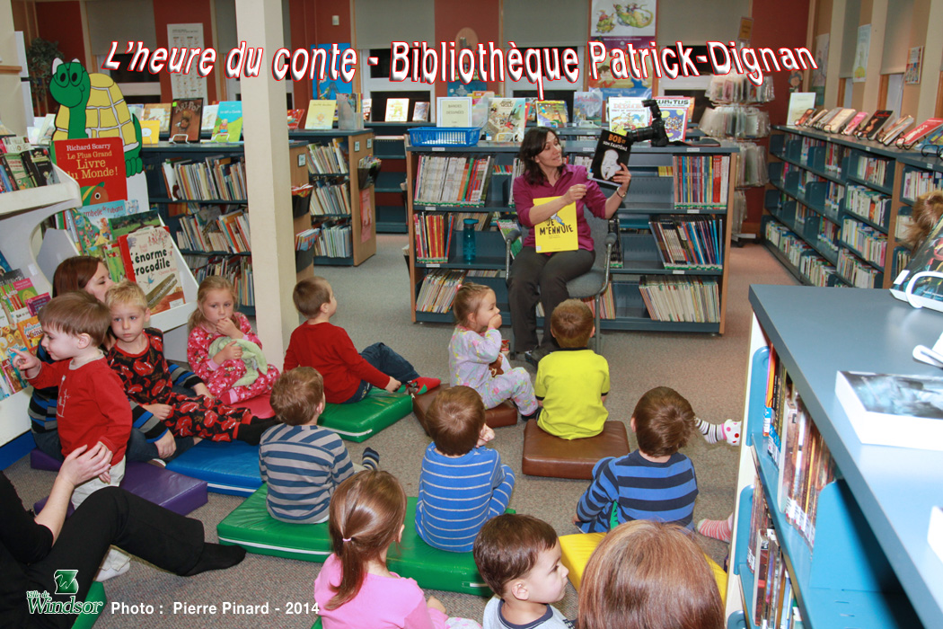 Biblio Patrick-Dignan et l'heure du conte